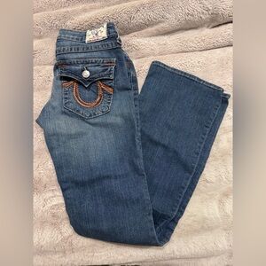 True Religion Blue Boot Cut Jeans